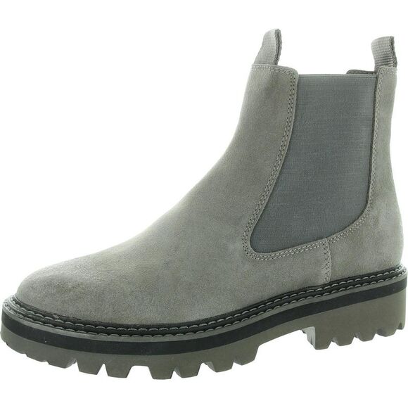 Dolce Vita Shoes - Dolce Vita Womens Gray Stretch Suede Chelsea Boots New